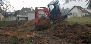 Dessouchage et création d’une fondation Villiers-le-Bel