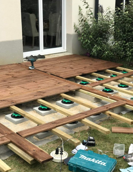 Terrasse en bois à Villiers-le-Bel